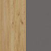 Дуб крафт золотой, Графит матовый