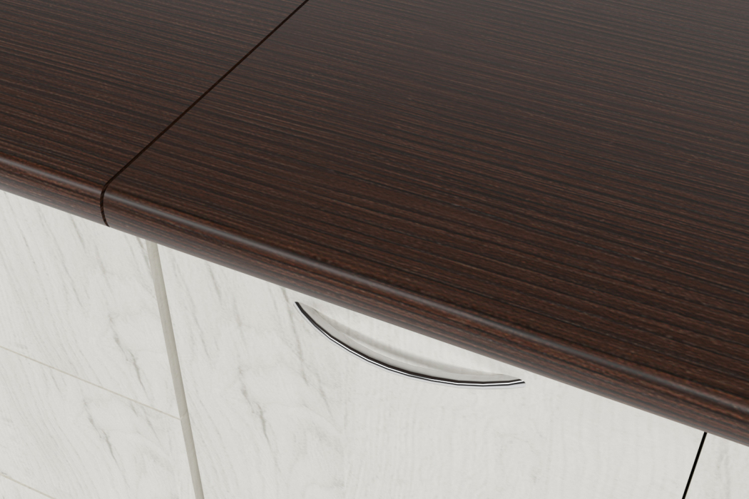 Кухонные гарнитуры, Кухонный гарнитур Лоретта люкс 3,0 м Дуб грей ЛДСП