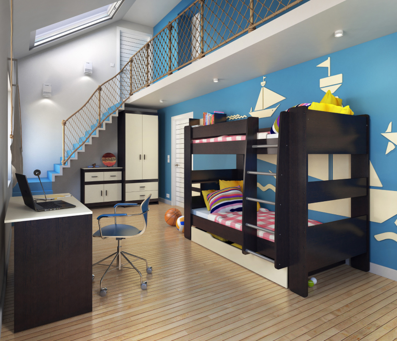 Для девочек, Дакота комплект с кроватью СБ-2272