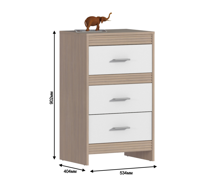 Детские комоды, Комод Дакота СБ-2088 Сосна