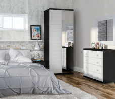 Шкафы, Шкаф 2-х дверный с зеркалом Гретта СБ-636