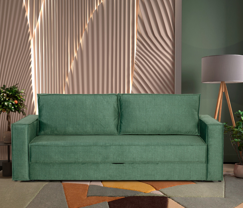 Диваны кровати прямые, Диван прямой Эдельвейс (БД)