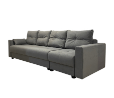 Диваны с ящиком для белья, Диван Комфорт-6(3+1К) модульный, НПБ, велюр