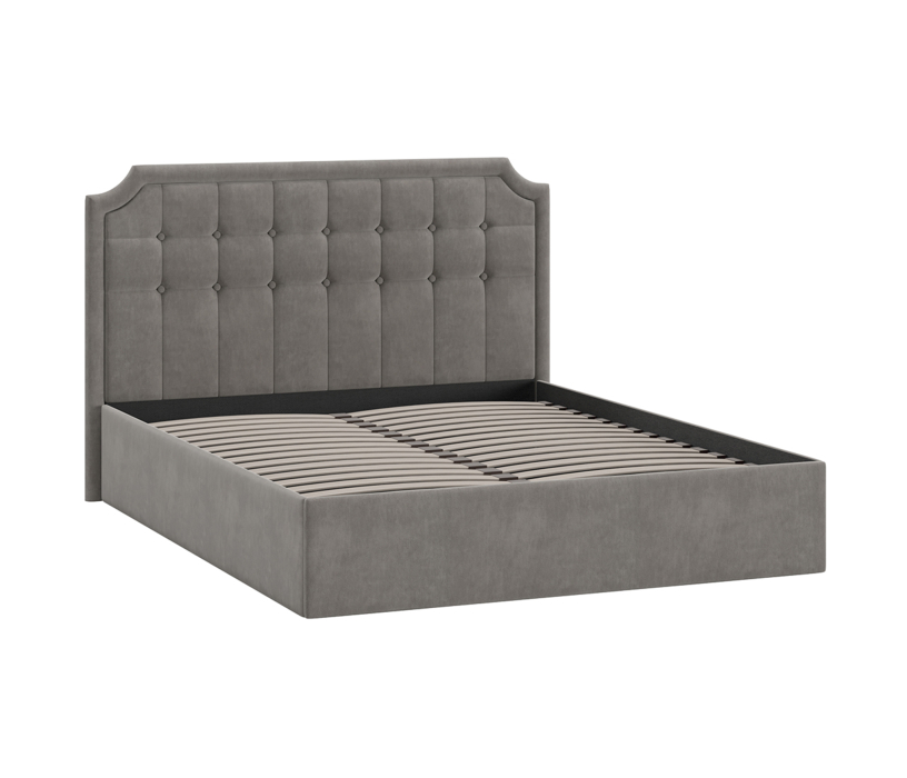 Мягкая кровать, Кровать Анабель 160*200 тип 1 (велюр)