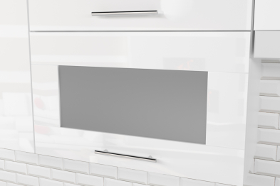 Кухонный гарнитур Терция ультра 2,0 м Белый глянец/Бетон Светлый ЛДСП