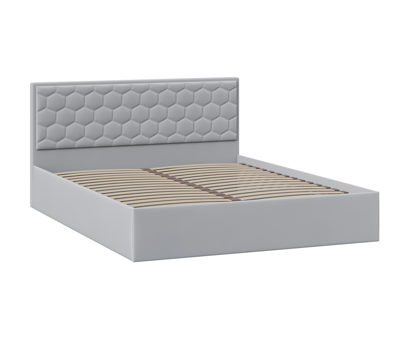 Кровати 160х200, Кровать Порто без ПМ, Велюр