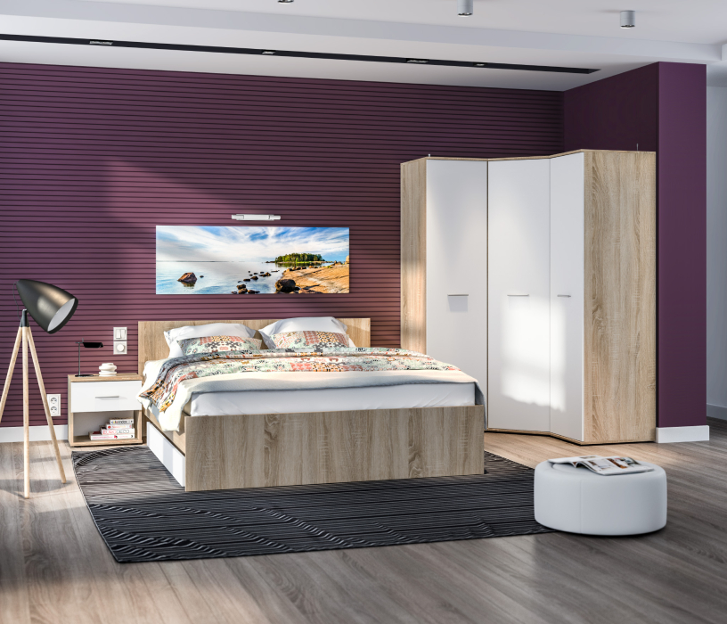 Спальные гарнитуры, Спальня Мамбо Комплект 1