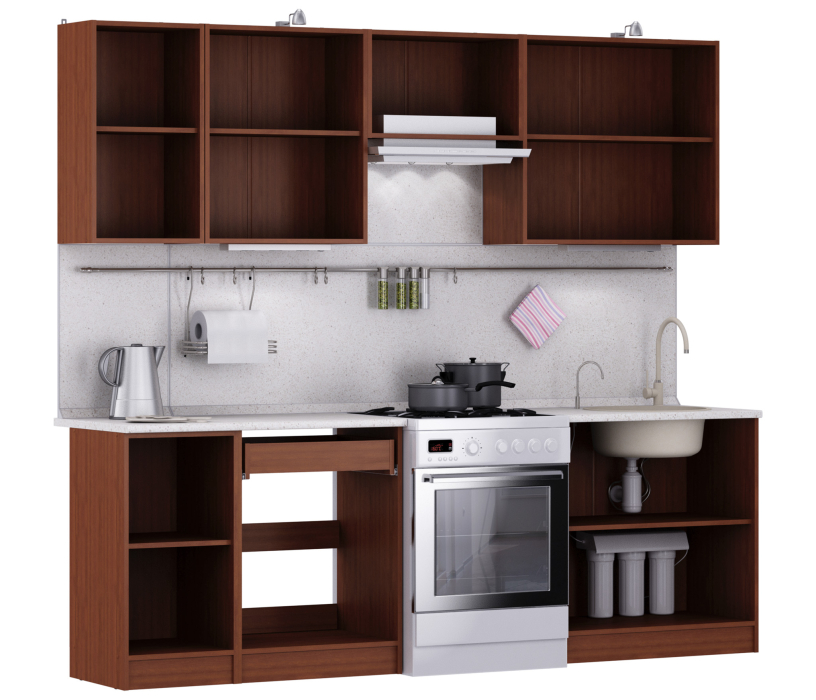 Кухонные гарнитуры, Кухонный гарнитур Ангелина Квадро 2,4 м