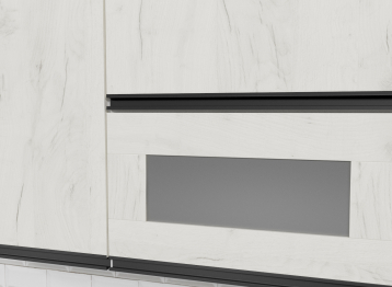 Кухонный гарнитур Паола ультра 2,0 м Дуб грей/Дуб Браун ЛДСП