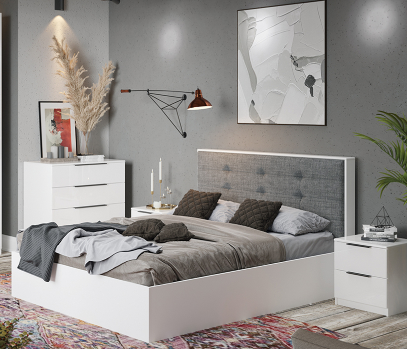 С подъемным механизмом, Тесса кровать 160*200 с ПМ