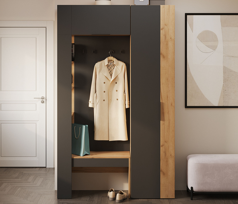 Прихожие, Секция комбинированная Асти