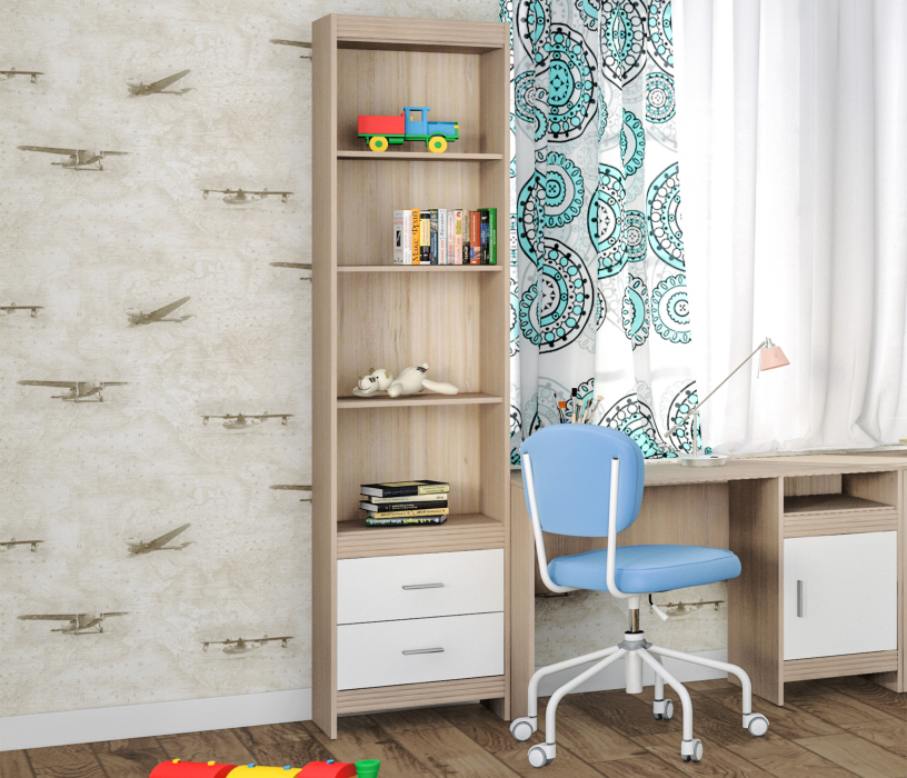 Стеллажи, Стеллаж Дакота СБ-2083 Сосна