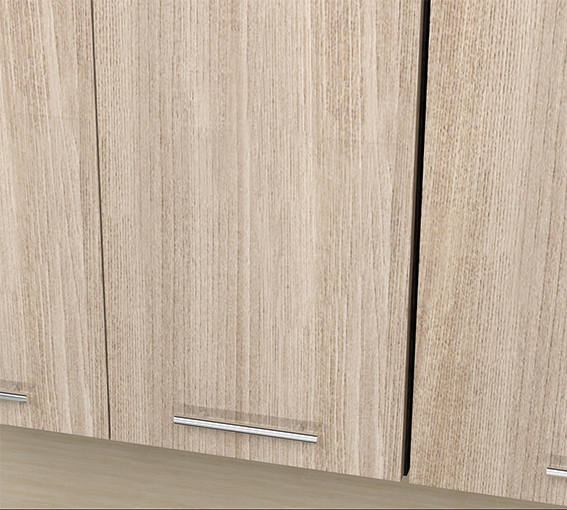 Кухонные гарнитуры, Кухонный гарнитур Светлана медиум 1,4 м Ясень Шимо Светлый ЛДСП