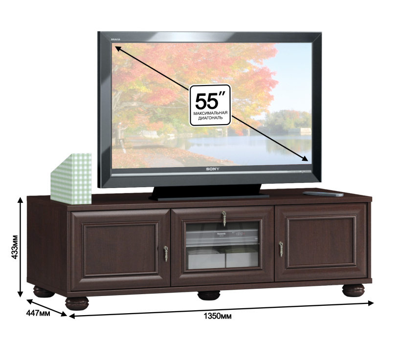 ТВ-тумбы, Тумба ТВ Верди СБ-1456-1