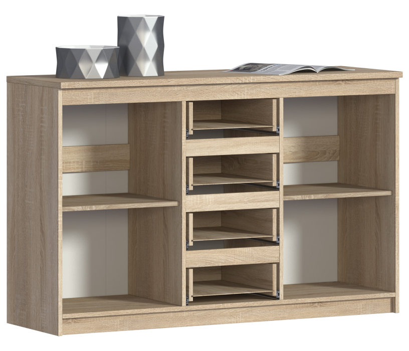 Комоды, Комод Веста СБ-2254 Дуб Сонома