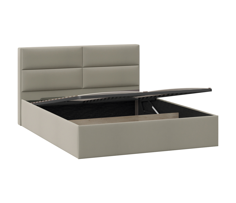 Мягкая кровать, Кровать с мягкой обивкой 160*200 с подъемным механизмом Глосс велюр 