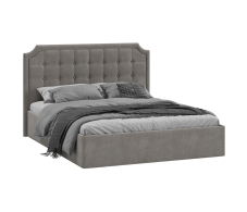 Мягкая кровать, Кровать Анабель 160*200 тип 1 (велюр)