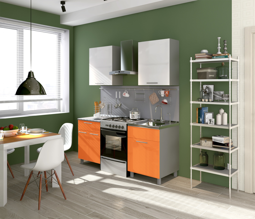 Кухонные гарнитуры, Анна Оранж L-1800