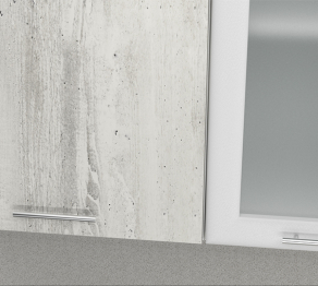 Кухонный гарнитур Инна экстра 1,7 м Пайн Белый/Пайн Экзотик ЛДСП