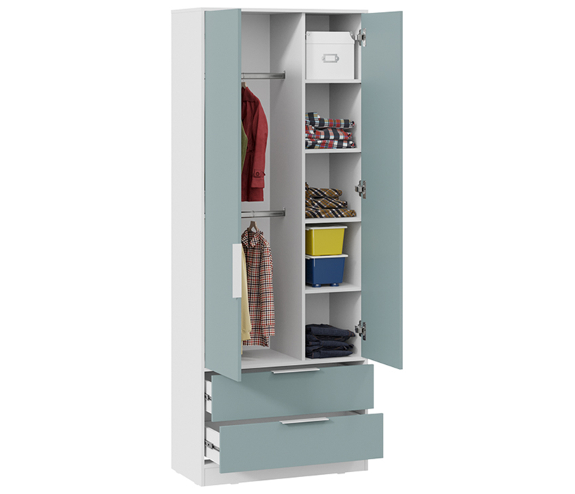 Шкафы двухстворчатые, Шкаф для одежды Марли