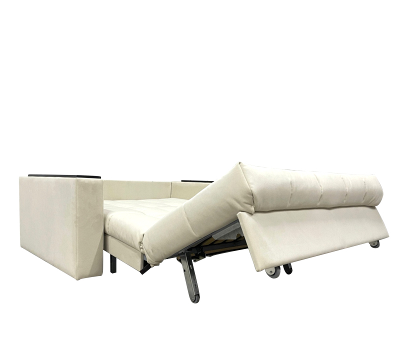 Диваны кровати со спальным местом, Диван Аккордеон НПБ 1280 Teddy, с накладками МДФ граунд