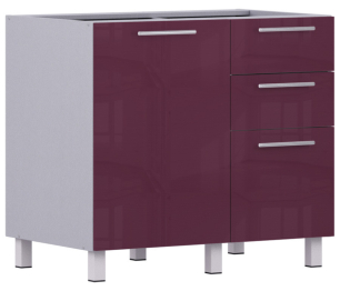 Анна АС-90 стол с ящиками и фасадом