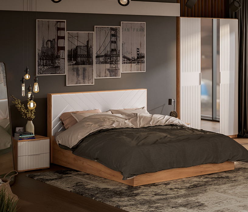 Шкафы распашные, Шкаф комбинированный Хилтон