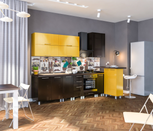 Анна L-2800 Желтый/Шоколад