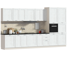 Кухонные гарнитуры, Регина Песочный/Дуб Планк светлый 4000