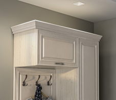 Комплектующие, Карниз 1000*390 Гранд / Ливерпуль СБ-3533 МДФ Классика Светлый