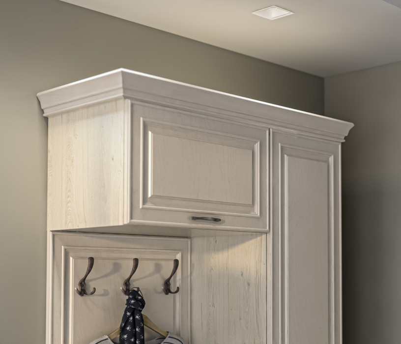 Комплектующие, Карниз 1000*390 Гранд / Ливерпуль СБ-3533 МДФ Классика Светлый