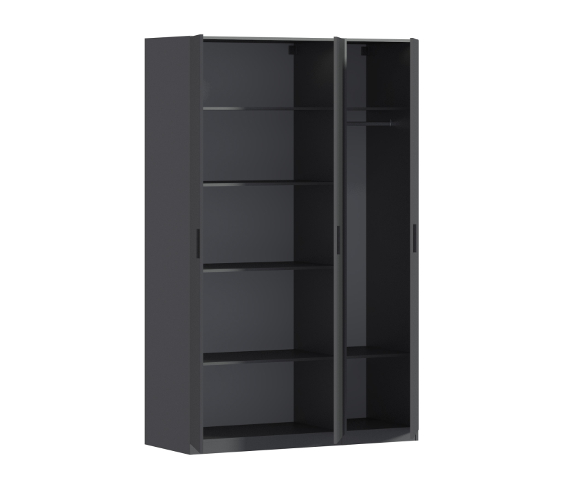 Для одежды, Шкаф трехдверный Макс 1500 мм, вариант №3 (ЛДСП)