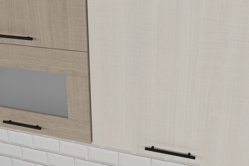 Кухонные гарнитуры, Кухонный гарнитур Кварц 3,0 м Латте/Карамель ЛДСП