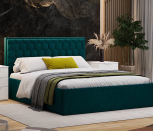 Кровать Порто без ПМ, Велюр