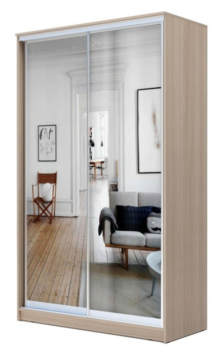 Шкафы-купе, Хит-23-17-55 Шкаф-купе 2-х дверный, 2 зеркала (2300х1682х620)