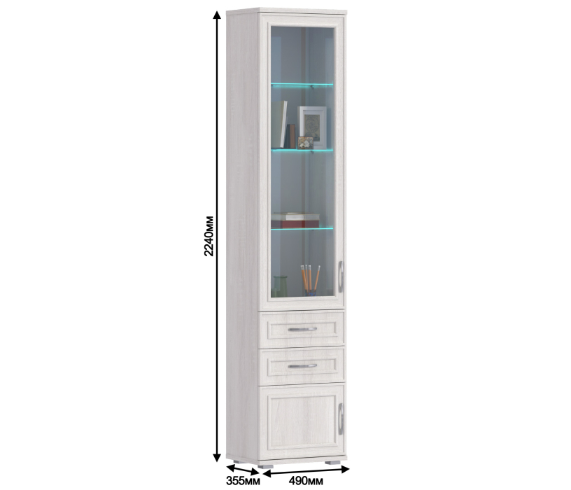 Витрины, Витрина с ящиками Флоренция СБ-2398