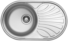 Кухонные мойки, Мойка Юкинокс Фаворит FAL760.470-GT6K 2L, сифон S710
