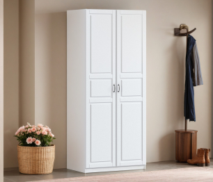 Шкаф двухдверный Макс 1000 мм, вариант №2 (ЛДСП/МДФ)