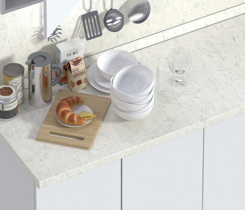 Столешницы, Столешница 38*3050*600 Калакатта глянец 1U/905 в упаковке