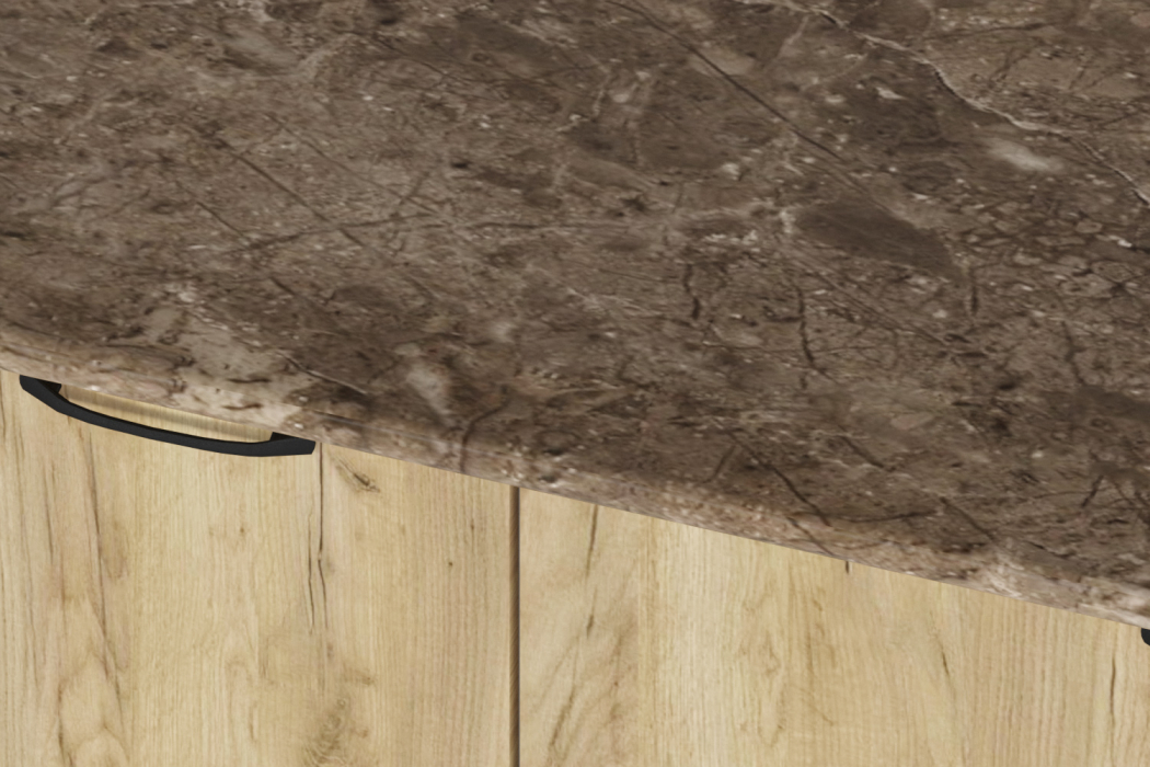 Кухонные гарнитуры, Кухонный гарнитур Янтарь 3,0 м Дуб золотой ЛДСП