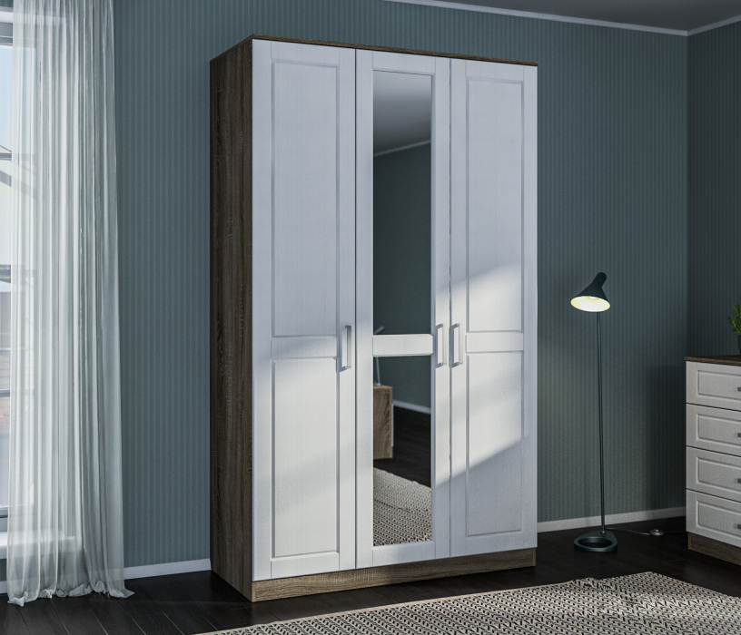 Шкафы распашные, Шкаф 3-х дверный Илона (Прованс) СБ-2667