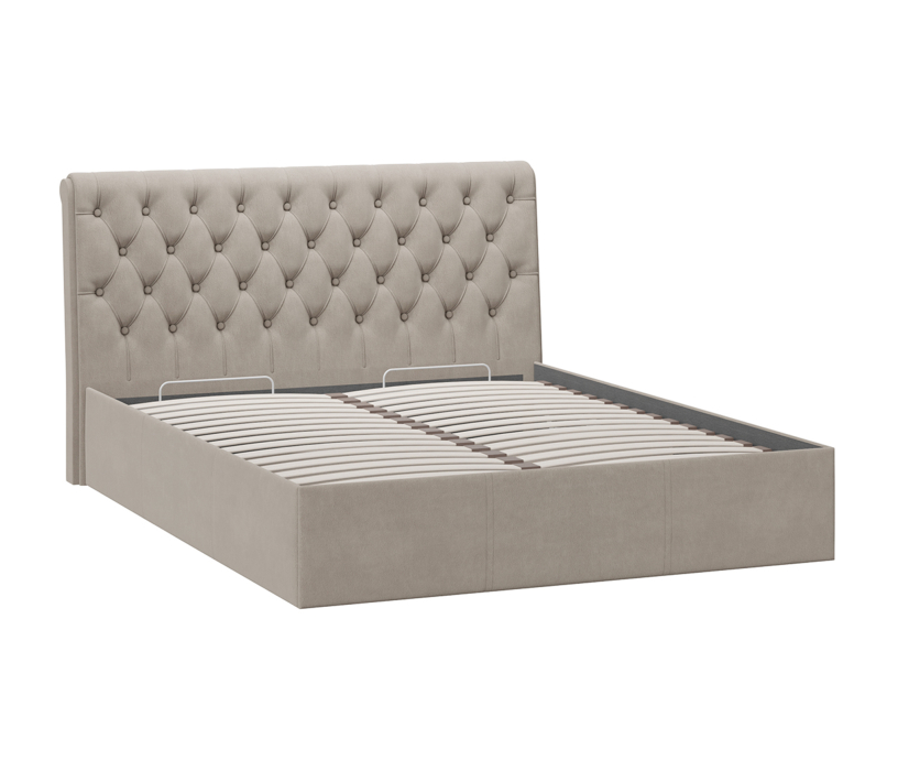 Мягкая кровать, Кровать Скарлет 160*200 с ПМ (велюр)