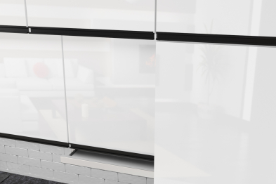 Кухонный гарнитур Лотос экстра 5 3,0 м Белый глянец ЛДСП