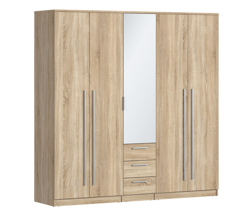 Для одежды, Николь СБ-2594/1 Шкаф 5-ти дверный