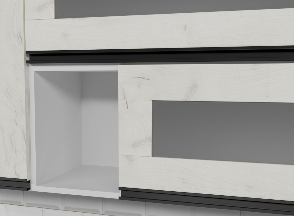 Кухонные гарнитуры, Кухонный гарнитур Паола стандарт 1,6 м Дуб грей/Дуб Браун ЛДСП