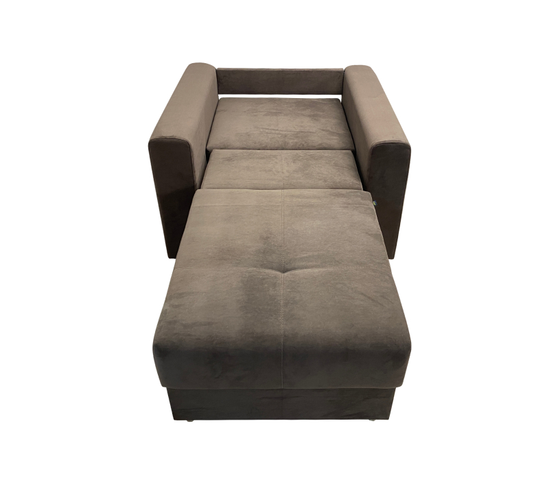 Кресло для отдыха, Кресло Комфорт-7 МД, НПБ, широкий подлокотник, велюр