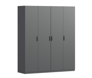 Шкаф четырехдверный Макс 2000 мм, вариант №3 (ЛДСП)