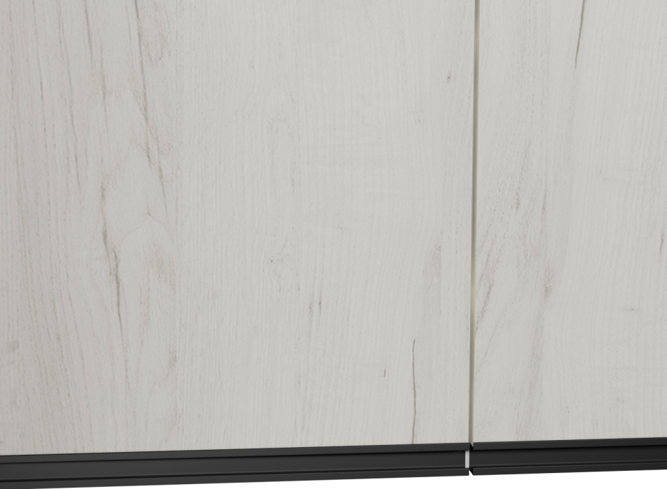 Кухонные гарнитуры, Кухонный гарнитур Паола люкс 3,0 м Дуб грей/Дуб Браун ЛДСП