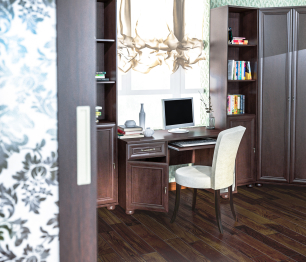 Верди Махагон набор с кроватью 1,6 с подъемным механизмом