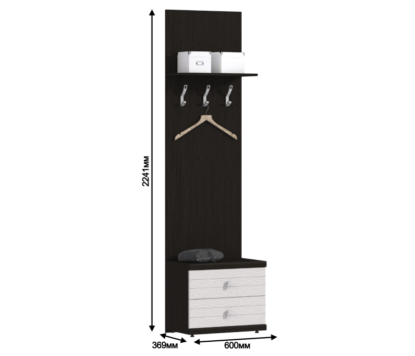 Прихожие, Тумба с вешалкой Гретта СБ-965